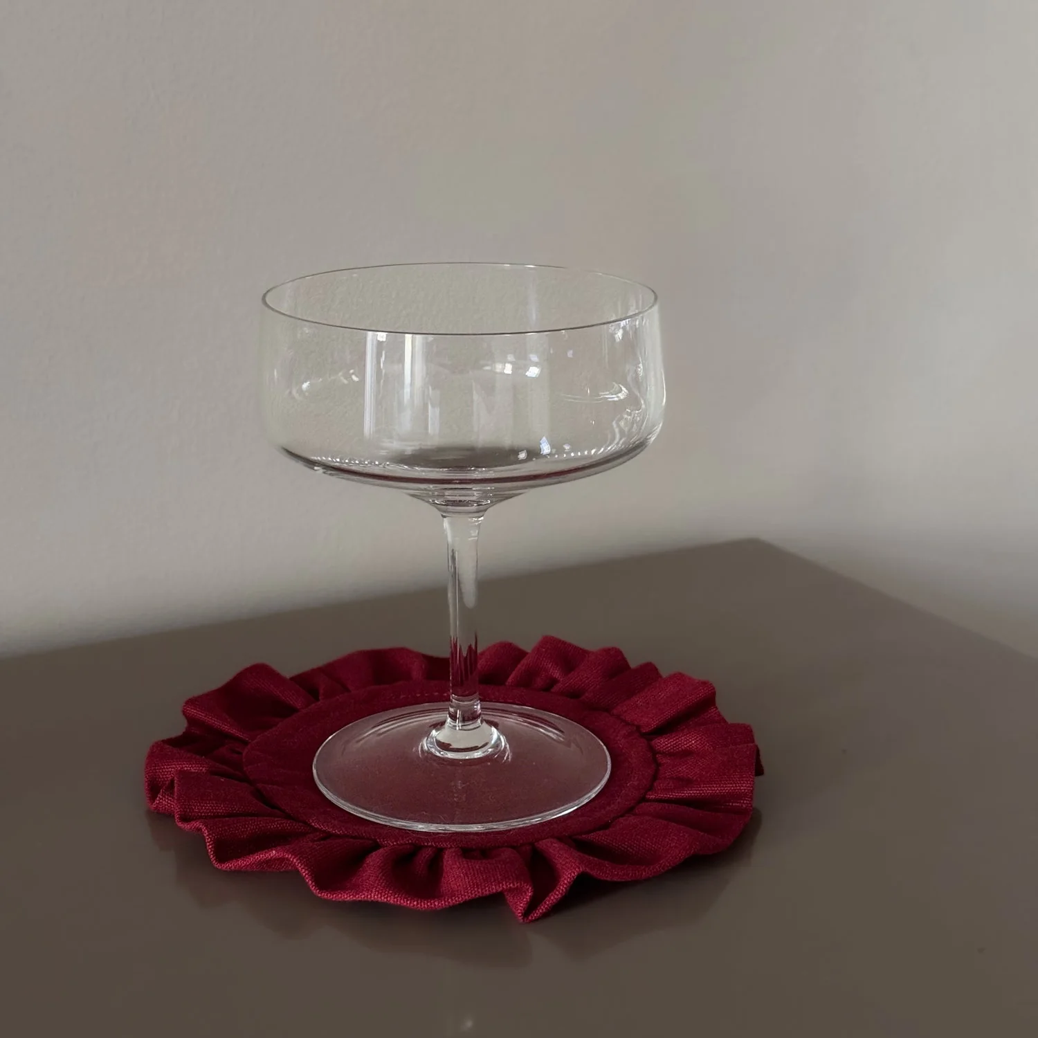 Rhea Coaster set Burgundy - Image 4